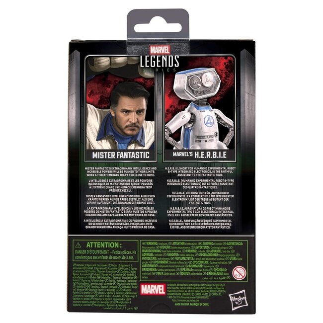 Avengers: Doomsday Marvel Legends Action Figure 2-Pack Mister Fantastic & Marvel's H.E.R.B.I.E. 15 cm