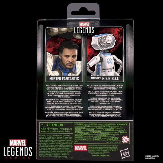Avengers: Doomsday Marvel Legends Actionfiguren-Doppelpack: Mister Fantastic & Marvels Herbie (15 cm)