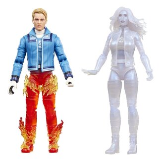 Hasbro Avengers: Doomsday Marvel Legends Actionfiguren-Doppelpack: Marvels Unsichtbare Frau & Menschliche Fackel (15 cm)