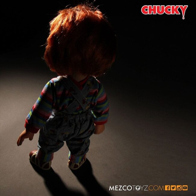 Chucky aus der Mörderpuppe Chucky mit dem grinsenden Lächeln 38 cm