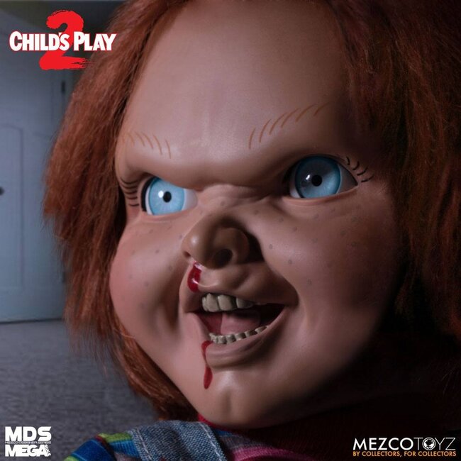 Child's Play 2 Designer Series Sprechender, bedrohlicher Chucky 38 cm
