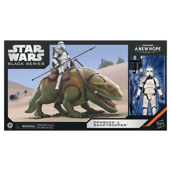 Star Wars Episode IV Black Series Actionfiguren-Doppelpack: Dewback & Sandtrooper (15 cm)