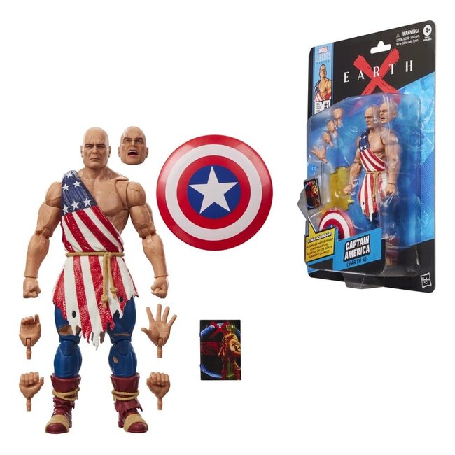 Earth X Marvel Legends Actionfigur Captain America 15 cm