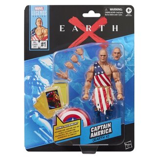 Hasbro Earth X Marvel Legends Actionfigur Captain America 15 cm