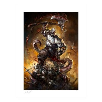 Sideshow Collectibles Critical Role Art Print Grog Strongjaw: I Would Like to RAGE! 46 x 61 cm - unframed