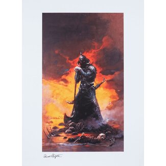 Sideshow Collectibles Frank Frazetta Fine Art Print Death Dealer III (Revised) Rainbow Lava Holofoil 41 x 61 cm - unframed