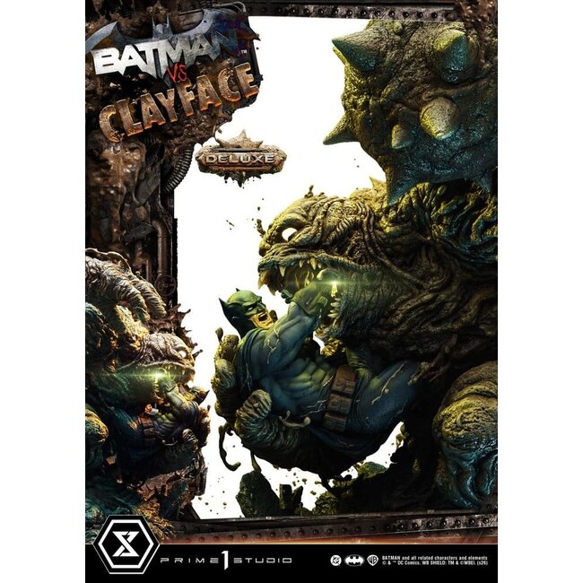 DC Comics Ultimate Premium Masterline Series Statue 1/4 Batman VS Clayface Deluxe Version 83 cm