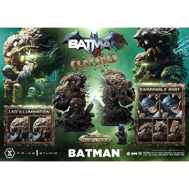 DC Comics Ultimate Premium Masterline Series Statue 1/4 Batman VS Clayface Deluxe Version 83 cm
