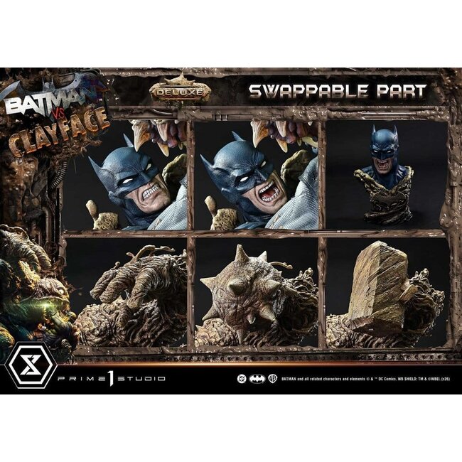 DC Comics Ultimate Premium Masterline Series Statue 1/4 Batman VS Clayface Deluxe Version 83 cm