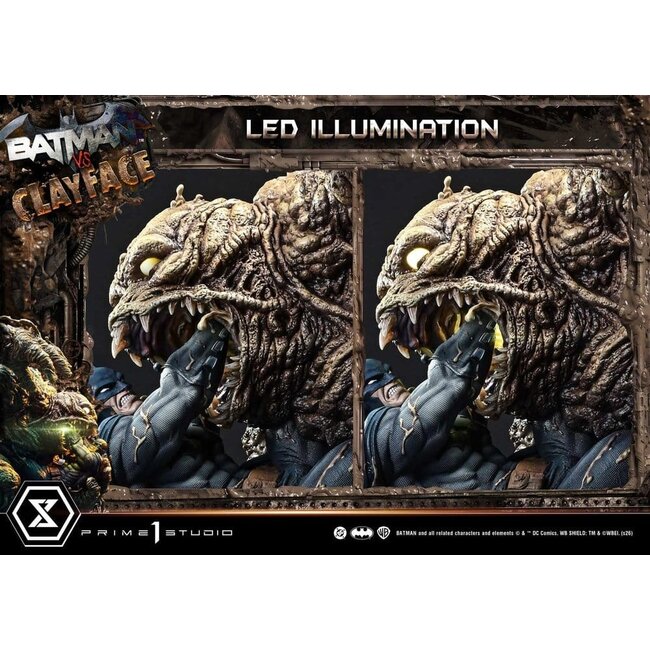 DC Comics Ultimate Premium Masterline Series Statue 1/4 Batman VS Clayface Deluxe Version 83 cm