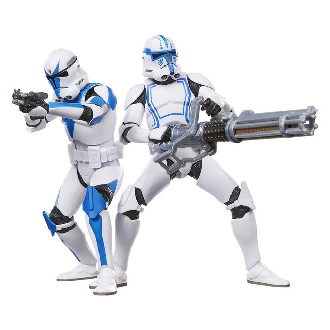 Star Wars: The Clone Wars Black Series actiefigurenset (2 stuks) Clone Troopers Dogma & harde koffer (15 cm)
