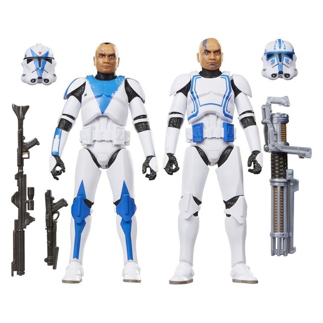 Star Wars: The Clone Wars Black Series actiefigurenset (2 stuks) Clone Troopers Dogma & harde koffer (15 cm)