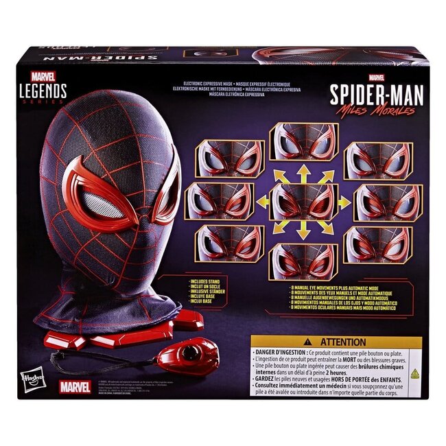 Spider-Man: Miles Morales Marvel Legends Elektronische Ausdrucksmaske