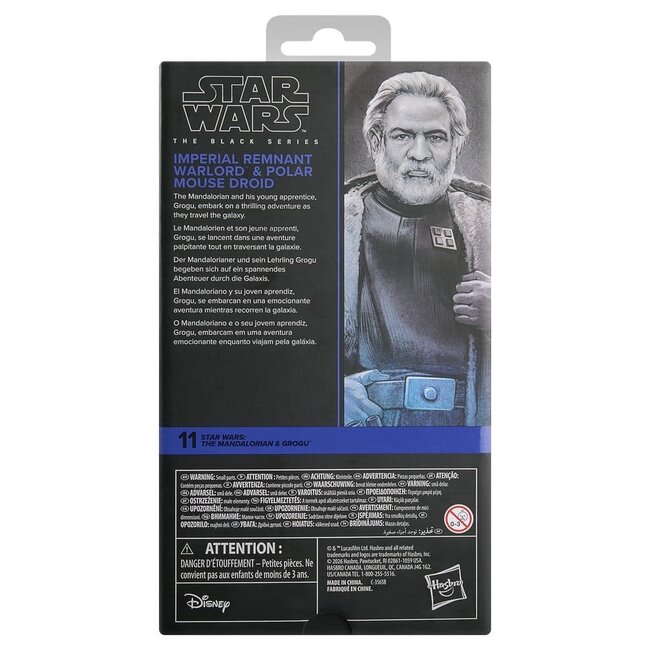 Star Wars: The Mandalorian & Grogu Black Series Action Figure Imperial Remnant Warlord & Polar Mouse Droid 15 cm
