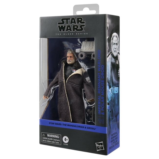 Star Wars: The Mandalorian & Grogu Black Series Action Figure Imperial Remnant Warlord & Polar Mouse Droid 15 cm