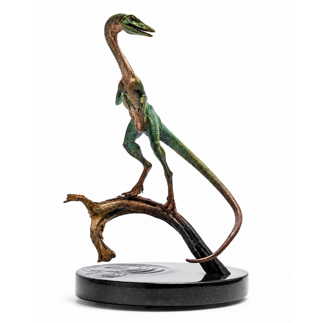 The Lost World: Jurassic Park Statue 2/3 Compsognathus Bronze 28 cm