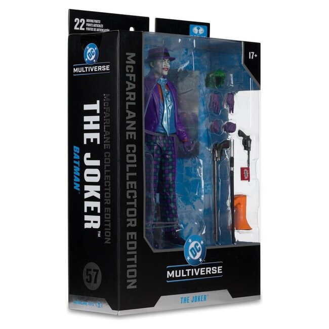 DC McFarlane Sammleredition Actionfigur Nr. 57 Der Joker 18 cm