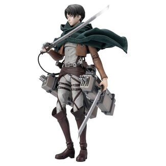 Hiya Toys Attack on Titan Exquisite Basic Series Action Figure 1/12 Levi Ackerman 15 cm