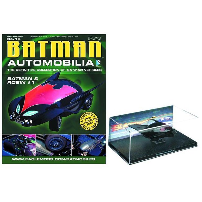 Batman Automobilia Collection #015 - Batman & Robin #1 Bat 1/43 Scale