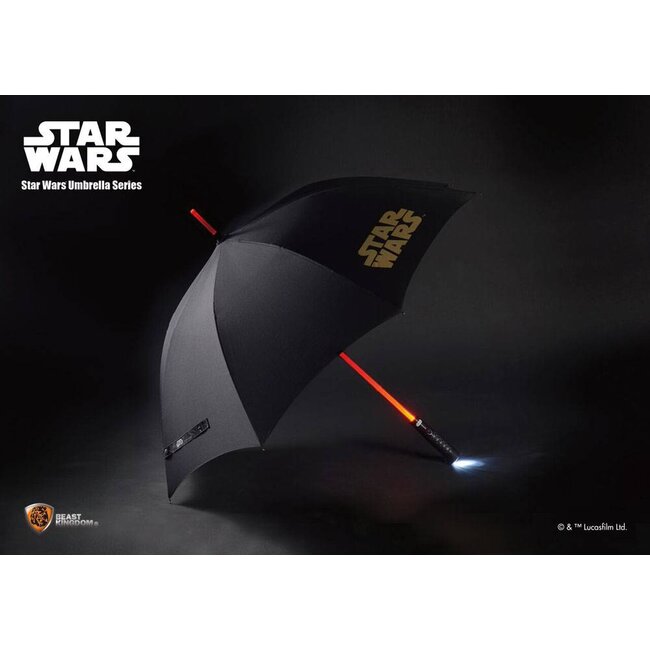 Star Wars Light Up Lichtschwert Regenschirm Funktion 110 cm