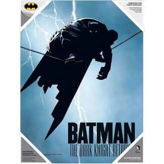 SD Toys The Dark Knight Returns Batman Glass Print 30 x 40 cm