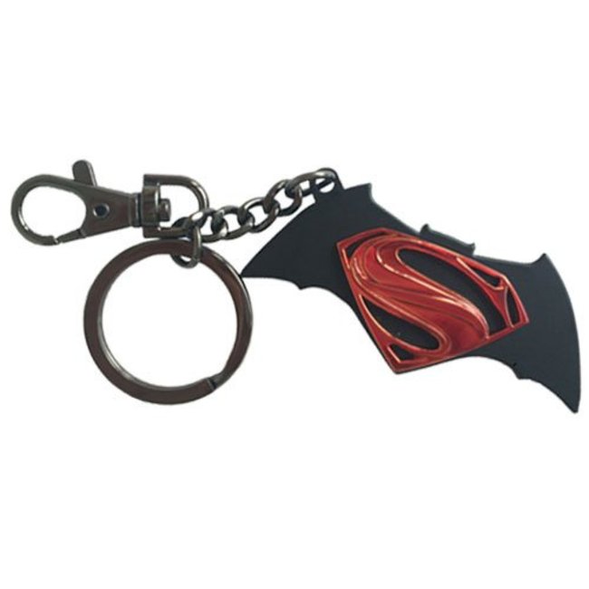 Batman v Superman Dawn of Justice Metal Key Ring Logo