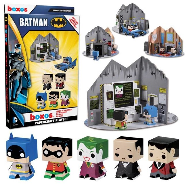 Batman Papercraft Activity Set