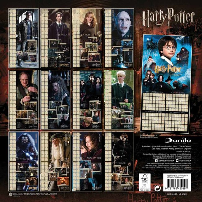 Harry Potter Calendar 2017 * English Version *