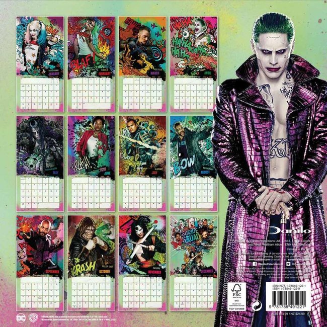 Suicide Squad Kalender 2017 * Englische Version *