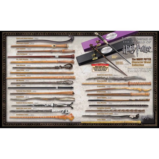 Harry Potter Four Character Wand Display