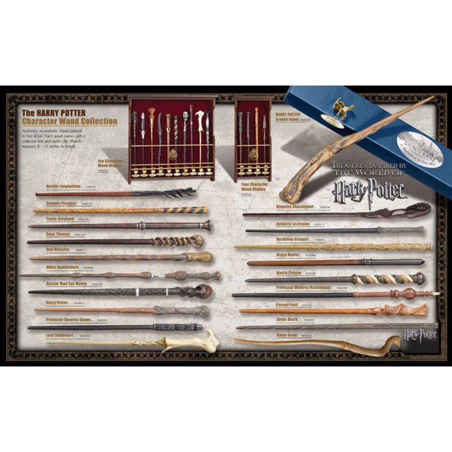 Harry Potter Four Character Wand Display