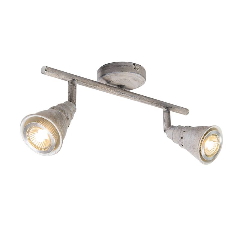 Lamponline Spot Riviera Led Antiek Wit 2 Lichts lamponline kopen in de aanbieding Lamponline Spot Riviera Led Antiek Wit 2 Lichts lamponline kopen in de aanbieding