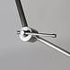 Ylumen Hanglamp Knik met zwarte kap Ø 40 cm mat-chroom Ylumen Hanglamp Knik met zwarte kap Ø 40 cm mat-chroom