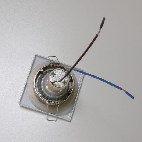 Kelpa Inbouwspot Brussel vierkant wit Kelpa Inbouwspot Brussel vierkant wit