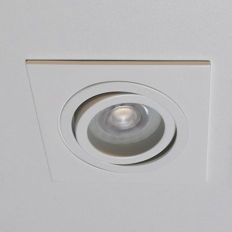 Kelpa Inbouwspot Brescia vierkant wit Kelpa Inbouwspot Brescia vierkant wit