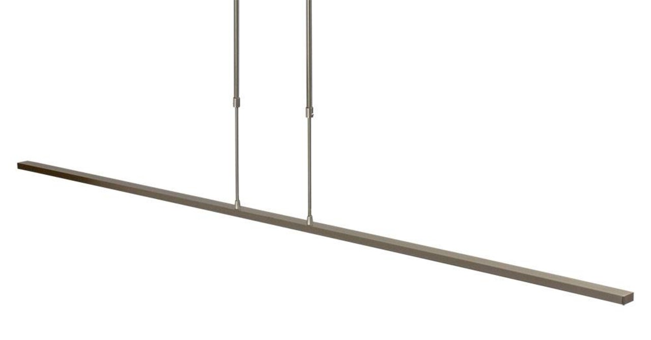 Masterlight Hanglamp Real 2 LED 160 cm mat chroom Masterlight Hanglamp Real 2 LED 160 cm mat chroom