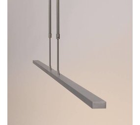 Masterlight Hanglamp Real 2 LED 160 cm mat chroom Masterlight Hanglamp Real 2 LED 160 cm mat chroom