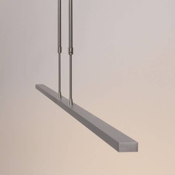 Masterlight Hanglamp Real 2 LED 160 cm mat chroom