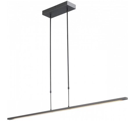 Masterlight Hanglamp Real 2 LED 130 cm mat chroom