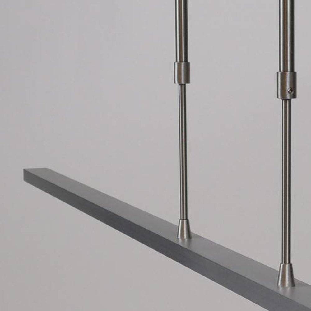 Masterlight Hanglamp Real 2 LED 130 cm mat chroom