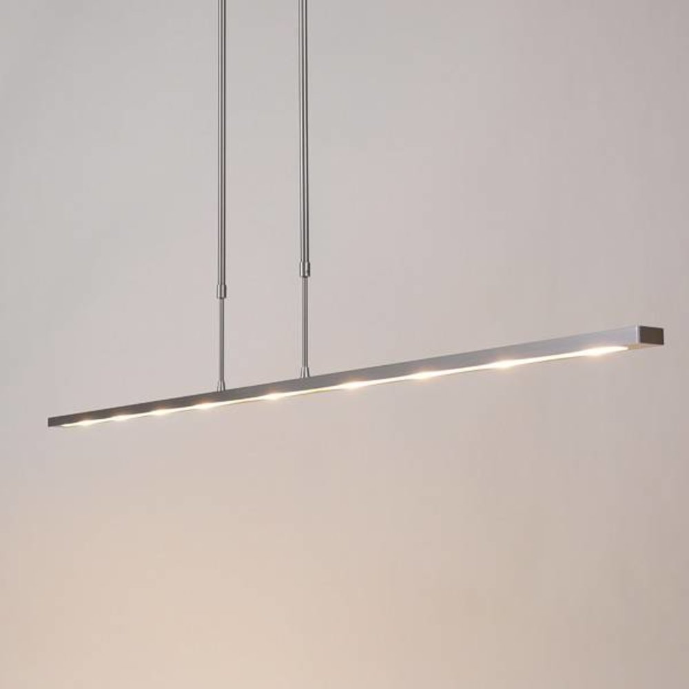 Masterlight Hanglamp Real 2 LED 130 cm mat chroom