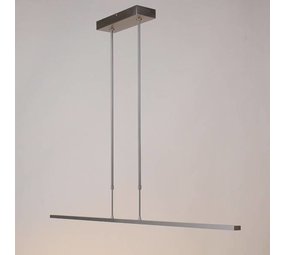 Masterlight Hanglamp Real 2 LED 130 cm mat chroom Masterlight Hanglamp Real 2 LED 130 cm mat chroom
