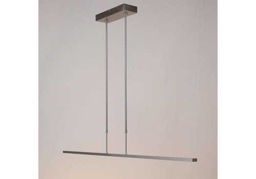 Masterlight Hanglamp Real 2 LED 130 cm mat chroom