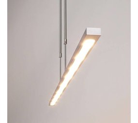 Masterlight Hanglamp Real 2 LED 100 cm mat chroom Masterlight Hanglamp Real 2 LED 100 cm mat chroom