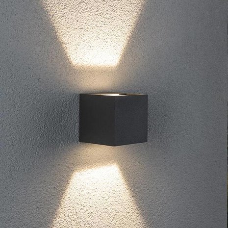 Paulmann Buitenlamp Cybo LED grijs verstelbare bundel