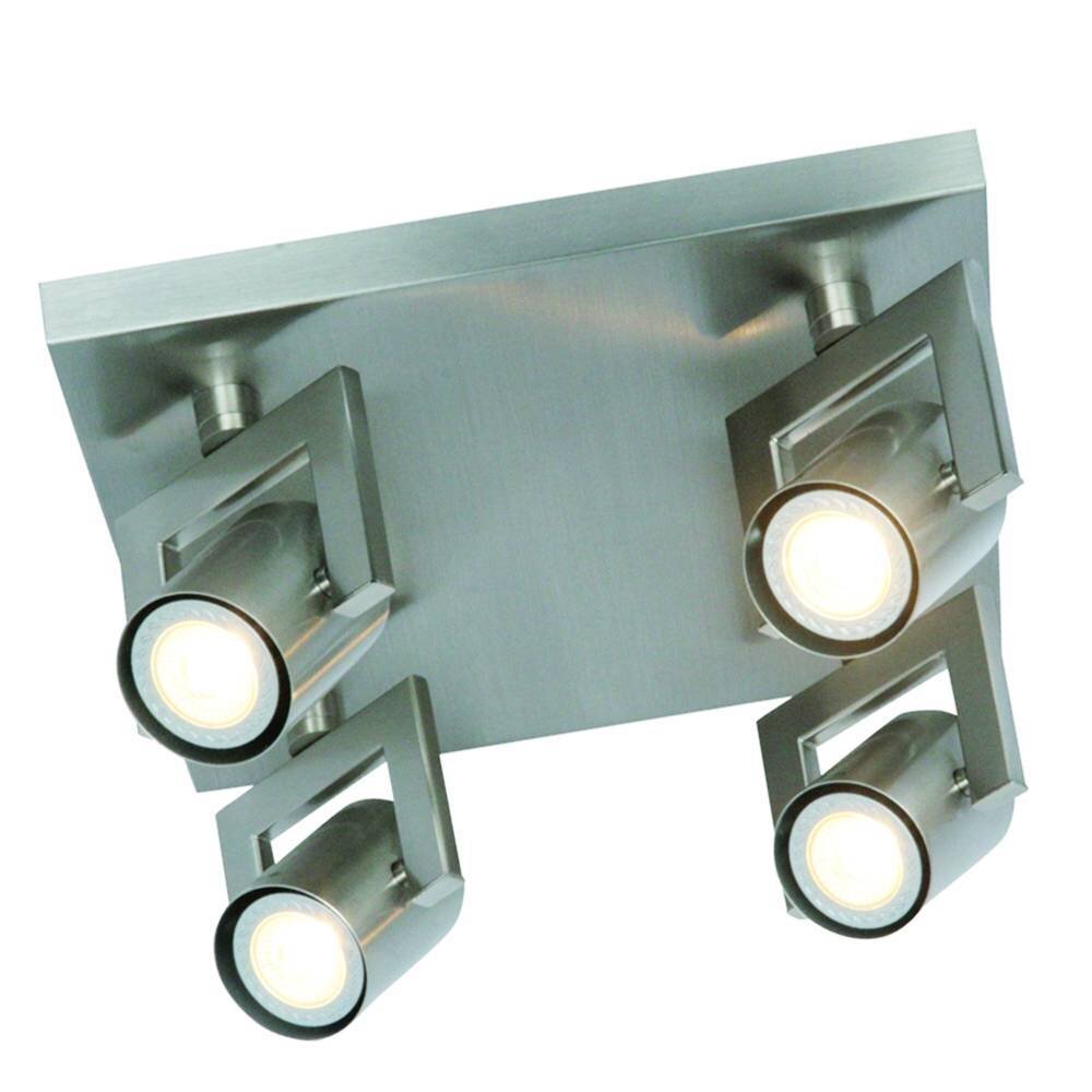 Freelight Spot Valvoled mat chroom 4 lichts vierkant Freelight Spot Valvoled mat chroom 4 lichts vierkant