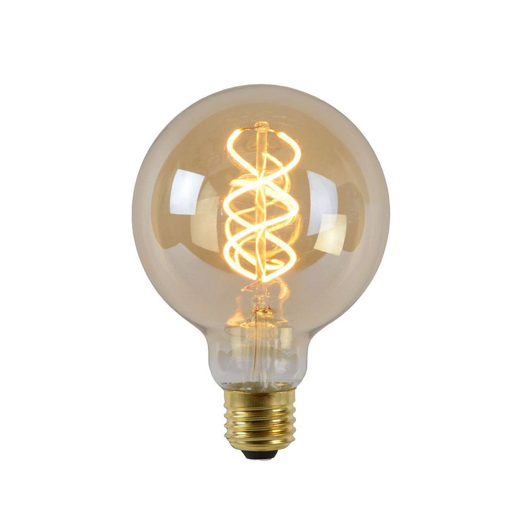 Lucide LED Bulb Ø 9,5 cm 1x5W 2200K Amber