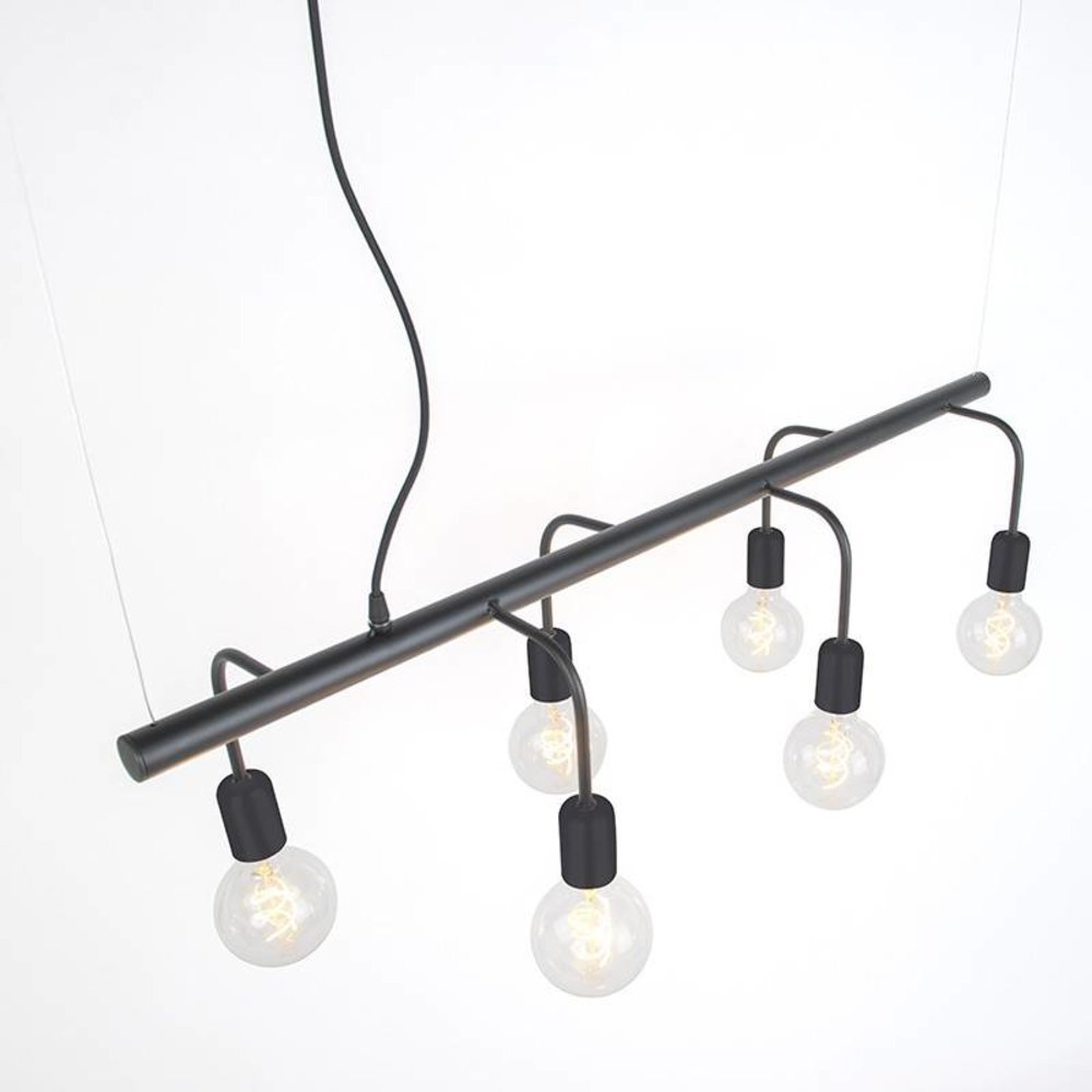 Qazqa Hanglamp Facile  6  lichts Qazqa Hanglamp Facile  6  lichts