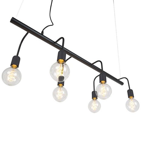 Qazqa Hanglamp Facile  6  lichts Qazqa Hanglamp Facile  6  lichts