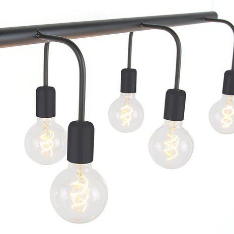 Qazqa Hanglamp Facile  6  lichts Qazqa Hanglamp Facile  6  lichts